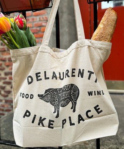 DeLaurenti Classic Pig Tote