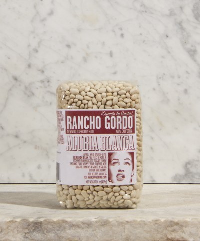 Rancho Gordo Alubia Blanca Beans, 16oz