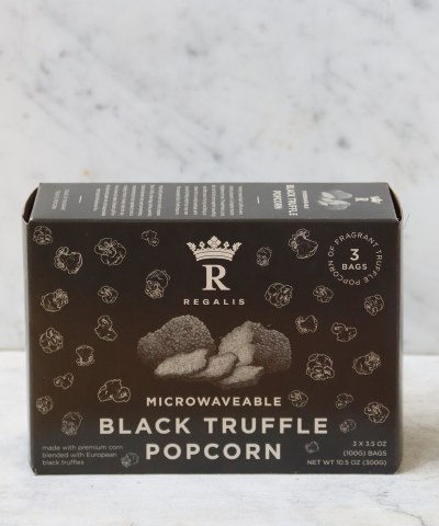Regalis Black Truffle Popcorn, 3x3.5oz bags
