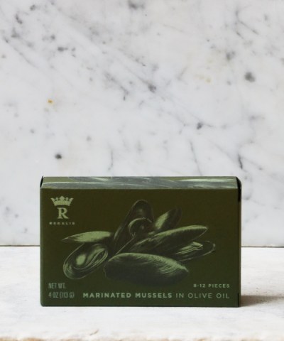 Regalis Marinated Mussels in Olive Oil, 4oz