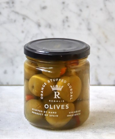 Regalis Orange Stuffed Gordal Olives, 345g