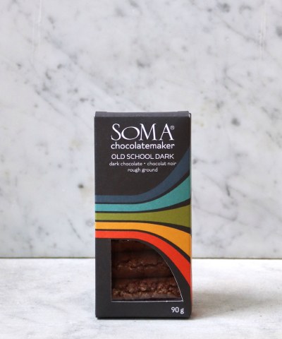SOMA Old School Dark Madagascar Rough Grind Bar, 90g