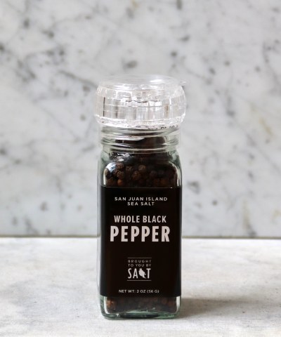 San Juan Island Black Pepper Grinder, 2oz