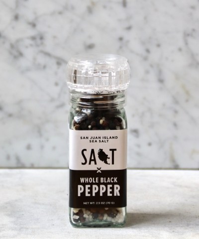 San Juan Island Organic Salt & Pepper Grinder, 2.5oz