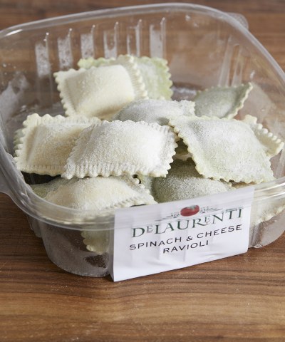 DeLaurenti Spinach & Cheese Ravioli, 8oz