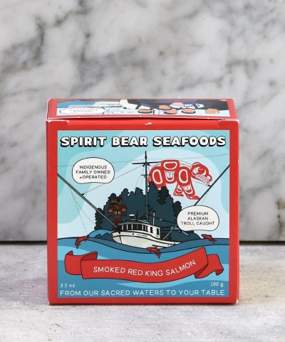 Spirit Bear Seafood's Smoked Red King Salmon, 100g
