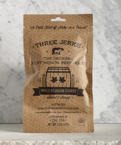 3 Jerks Maple Bourbon Filet Mignon Jerky, 2oz 3 Jerks Maple Bourbon Filet Mignon Jerky, 2oz