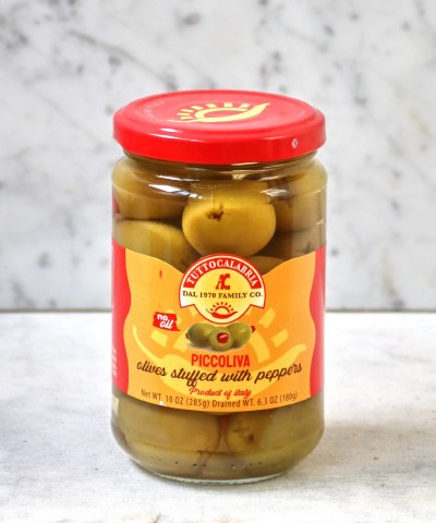 Tutto Calabria Hot Pepper Stuffed Olives