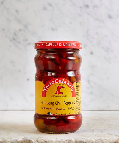 Tutto Calabria Hot Long Chili Peppers, 290g