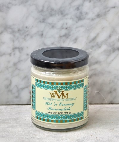 Willamette Valley Mustards Hot'n Creamy Horseradish, 9oz