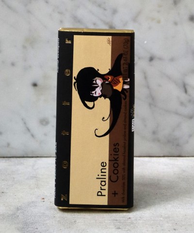 Zotter Praline + Cookies Bar, 70g