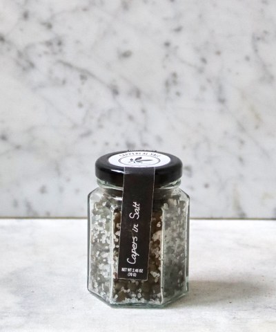 Casina Rossa Capers in Sea Salt, 70g
