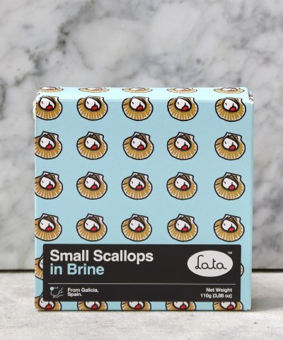 Lata Small Scallops in Brine, 110g