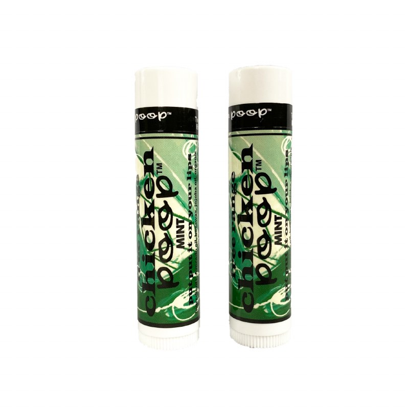 Mint Chicken Poop Chapstick CAHOOTS