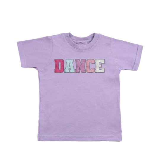 Sweet Wink Dance Patch Short Sleeve Shirt 1001C 2T PUR