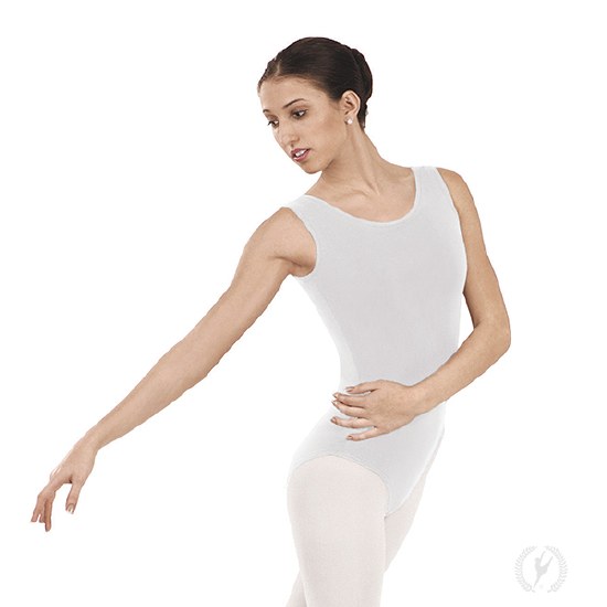 Eurotard Tank Leotard 1002 SM WHT