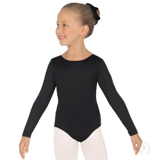 Eurotard Long Sleeve Leotard 10408 8-10 BLK