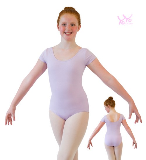 YoYo Active Cap Sleeve Leotard 111C 2-4 LAV