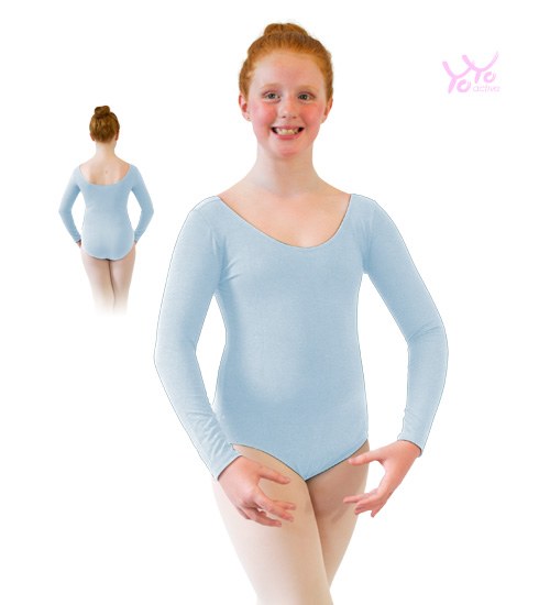 YoYo Active Long Sleeve Leotard 131C 2-4 LBL