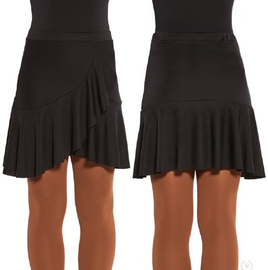 Eurotard Latin Dance Skirt 13668 XSM BLK