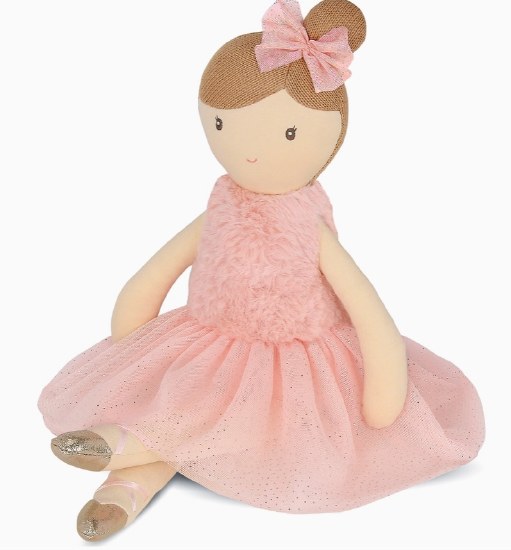 Bearington Collection Ballerina Doll 143320 O/S BROWN