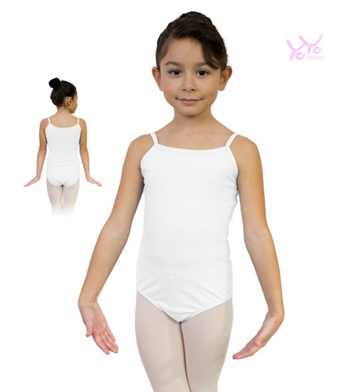 YoYo Active Cami Leotard 151C 2-4 WHT