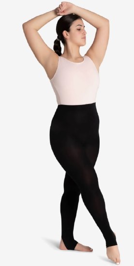 Capezio Ultra Soft Stirrup Tight 1961C 8-12 BLK