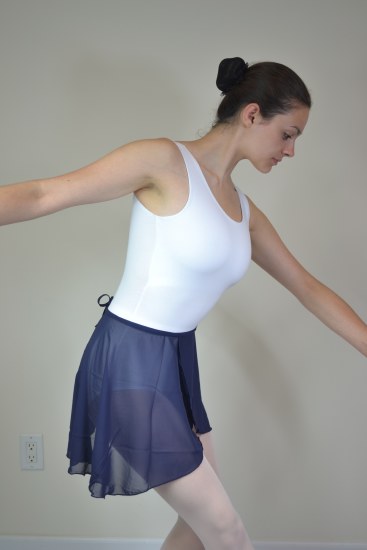 YoYo Active Wrap Skirt 221A LG NAV