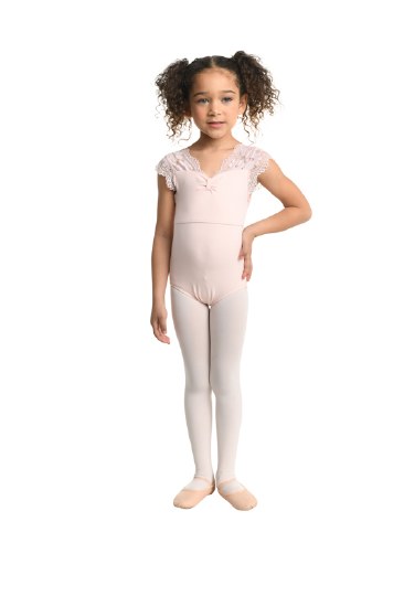 Danshuz Cap Sleeve V-Neck Leotard 23104C 2-4 ROSE