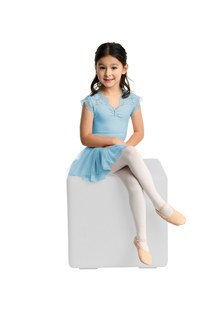 Danshuz Cap Sleeve V-Neck Dress 23204C 2-4 BLUE