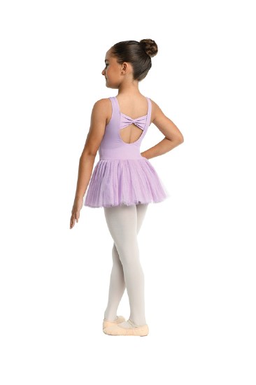 Danshuz Tank Dress with Bow Back 23208C 6-7 LAV