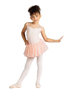 Danshuz Polka Dot Mesh Skirt 24403C I/M ROSE