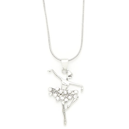 Dasha Ballerina Necklace 2779 O/S SIL