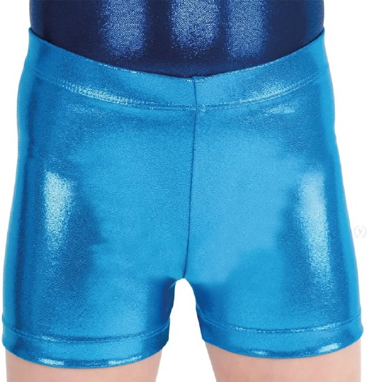 Eurotard Metallic Shorts 29535C 4-6 TURQ