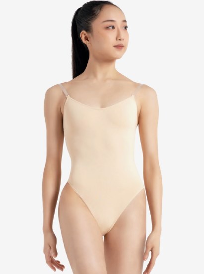 Capezio Cami Leo w/ Clear Transition Straps 3532 X-SM NUD