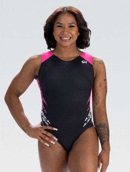 GK Elite Pink Rival Tank Leotard 3809 2-4 000