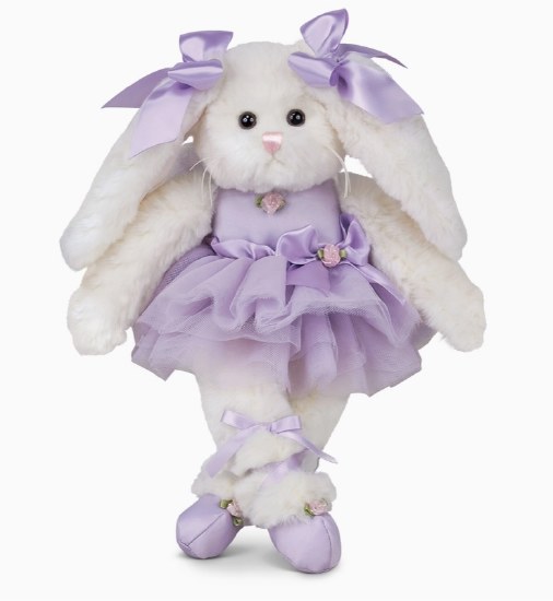 Bearington Collection Ballerina Bunny Doll 420441 O/S PUR