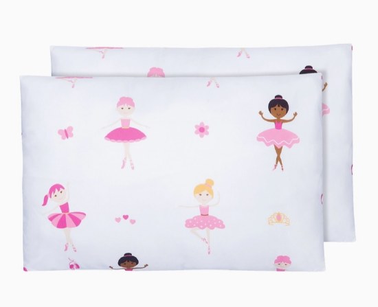 Wildkin Ballerina Toddler Pillow Case 42901 O/S WHT
