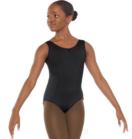 Eurotard Princess Seam Tank Leotard 44264C 6-7 BLK