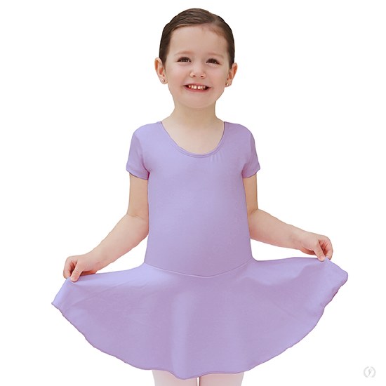 Eurotard Short Sleeve Skirted Leotard 44464C 4-6 LIL