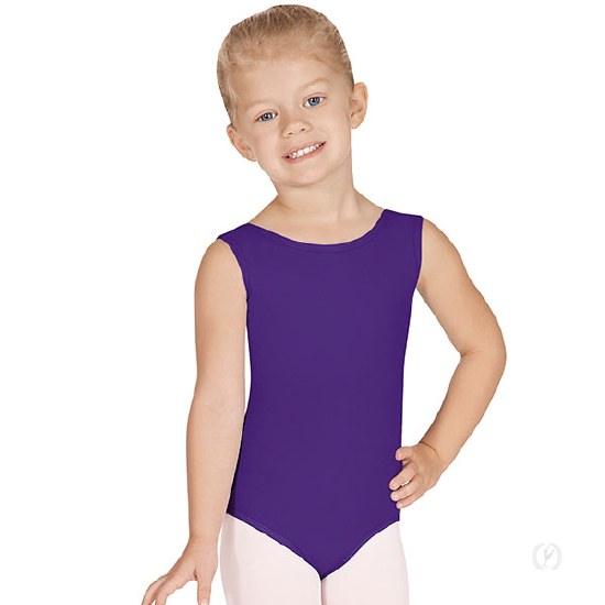 Eurotard Girls Tank Leotard 4489 6-7 PUR
