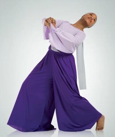 Body Wrappers Extra Wide Palazzo Pants 565 SM DPU