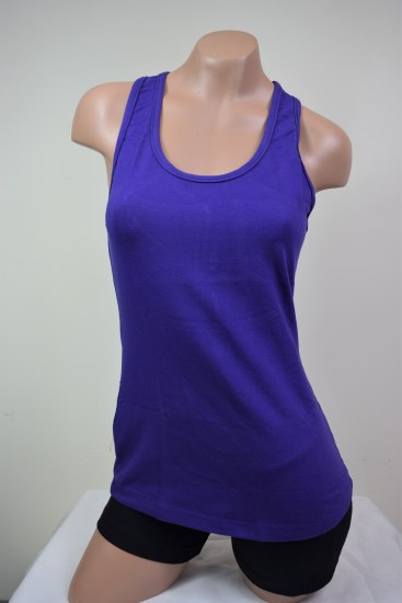 YoYo Active Racerback Tank Top 611A S PUR