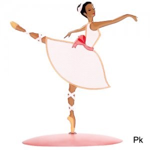 Dasha Ballerina Jewelry Stand 6452 O/S PNK