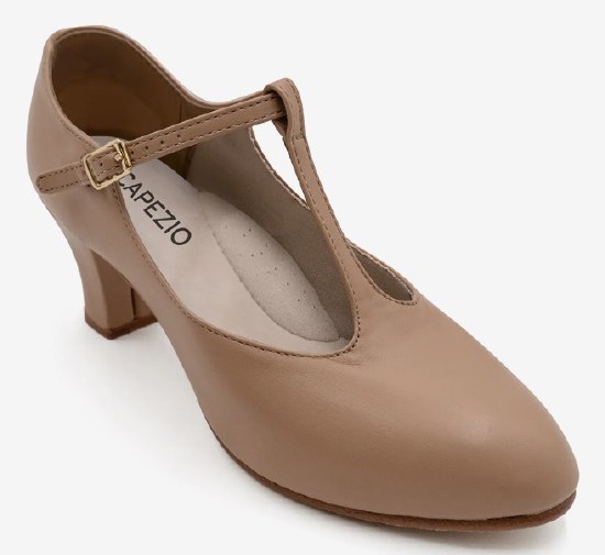 Capezio 2" Jr. Footlight T-Strap 750 CAR 6
