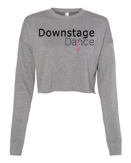 Crop Crewneck Fleece 7503A-2 SM GREY