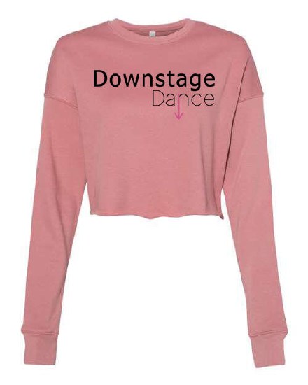 Crop Crewneck Fleece 7503A-2 SM MAUVE