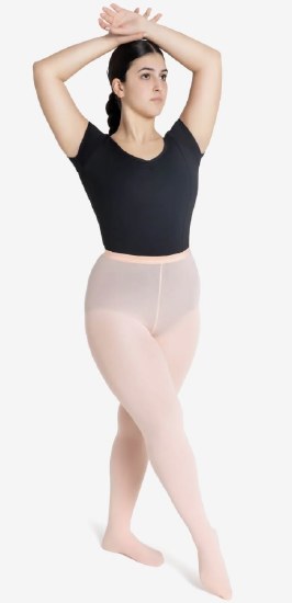 Capezio Professional Mesh  Transition Tight w/ Seams 9 S/M CLP