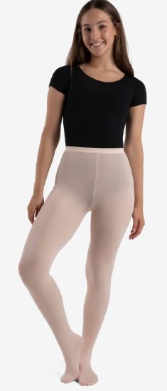 Capezio Professional Mesh  Transition Tight w/ Seams 9 L-XL THP