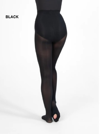 Body Wrappers Convertible Tights C81 M-L BLK